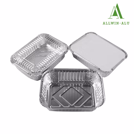 Einweg-Lebensmittelverpackungen aus Aluminiumfolie, Behälter aus Aluminiumfolie